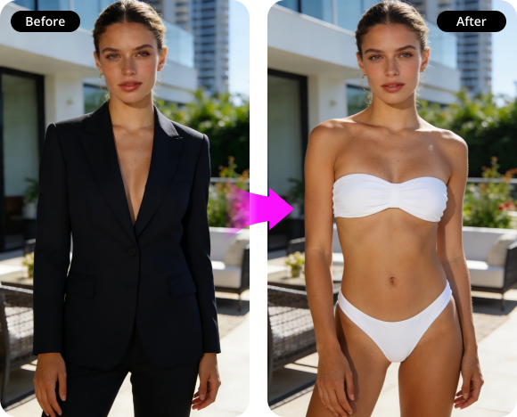 AI Bikini Generator for Virtual Try-On Shopping