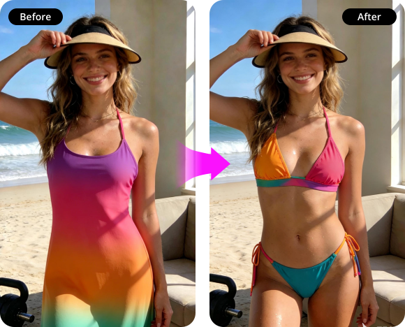 AI-Generated Bikini Images for E-Commerce Stores