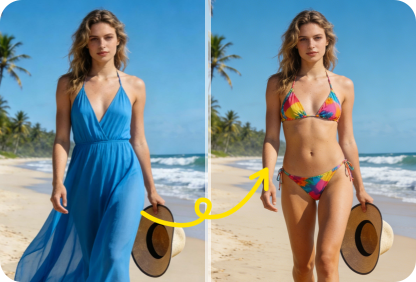 Instant AI Bikini Video Creation