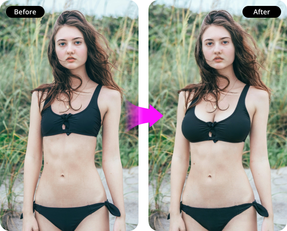 Make Yourself Sexier with AI Breast Enlarger