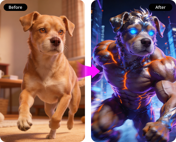 Make Your Pet Go Viral with AI Muscle Generator