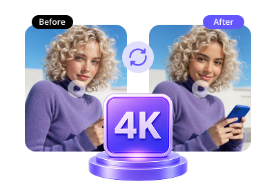 Быстрая AI замена лица для 4K видео