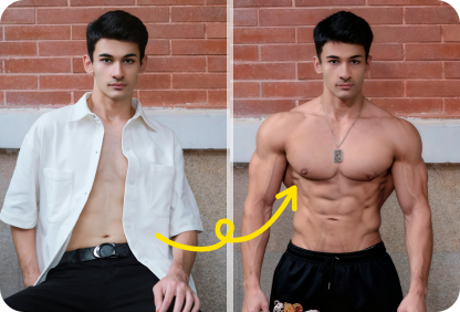 ai muscle body swap
