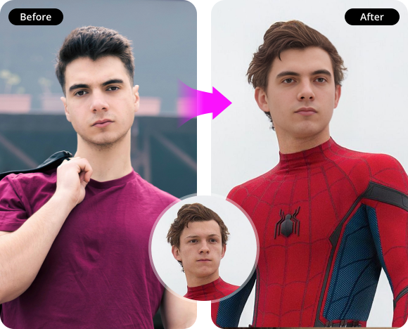 fun celebrity face comparison edits