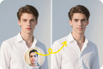 professional ai face morph