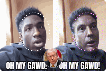 ai face swap meme detects
