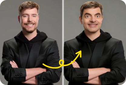 mr beast face swap meme