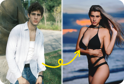 gender swap for glam makeover