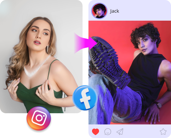 go viral with the gender swapper online