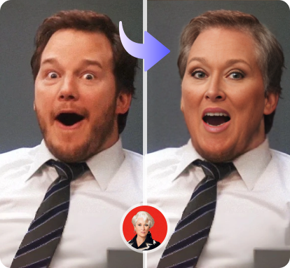 swap face example