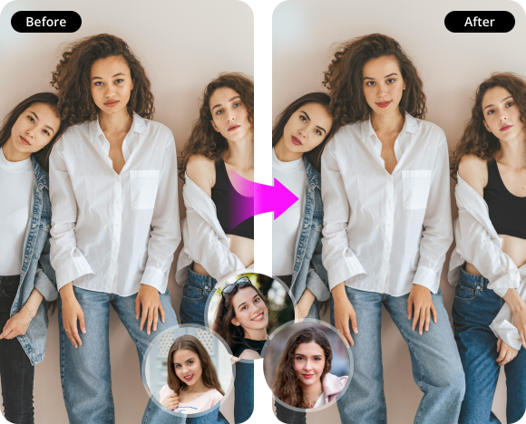 face swap multiple faces