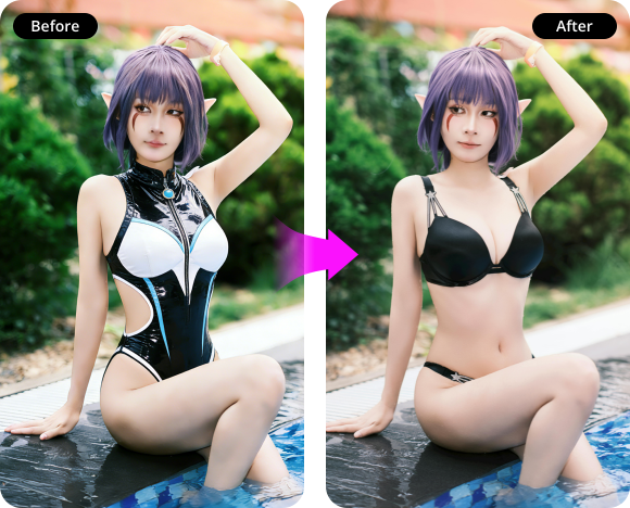 cosplay striptease aI